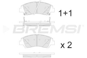 BREMSI BP3893 - JGO.PASTILLAS DE FRENO HYUNDAI