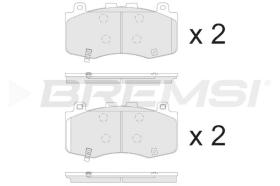 BREMSI BP3898 - JGO.PASTILLAS DE FRENO JEEP