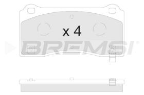 BREMSI BP3900 - JGO.PASTILLAS DE FRENO TESLA