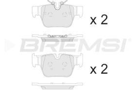 BREMSI BP3903 - JGO.PASTILLAS DE FRENO BMW