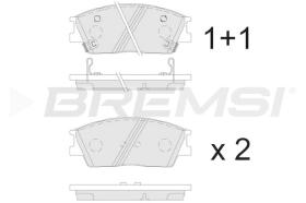 BREMSI BP3904 - JGO.PASTILLAS DE FRENO KIA