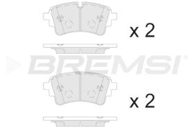 BREMSI BP3909 - JGO.PASTILLAS DE FRENO AUDI