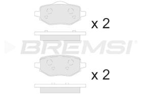 BREMSI BP3912 - JGO.PASTILLAS DE FRENO CITROEN