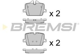 BREMSI BP3914 - JGO.PASTILLAS FRENO BMW, TOYOTA