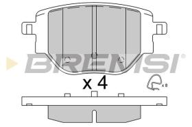 BREMSI BP3917 - JGO.PASTILLAS FRENO OPEL, PEUGEOT, CITROEN, DS