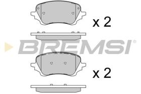 BREMSI BP3918 - JGO.PASTILLAS FRENO FORD