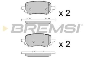 BREMSI BP3919 - JGO.PASTILLAS FRENO FORD