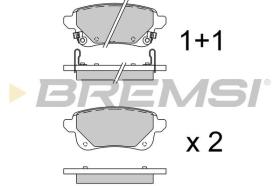 BREMSI BP3920 - JGO.PASTILLAS FRENO RENAULT