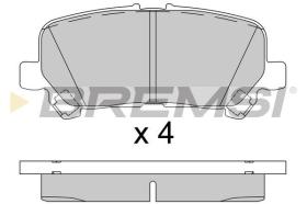 BREMSI BP3922 - JGO.PASTILLAS FRENO TOYOTA