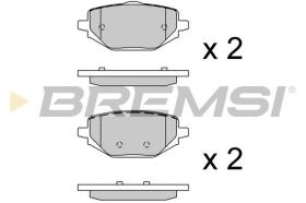 BREMSI BP3923 - JGO.PASTILLAS FRENO RENAULT