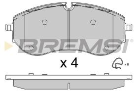 BREMSI BP3926 - JGO.PASTILLAS FRENO VW, MAN