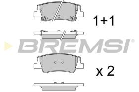 BREMSI BP3927 - JGO.PASTILLAS FRENO HYUNDAI, KIA