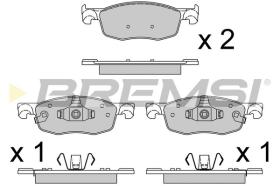 BREMSI BP3931 - JGO.PASTILLAS FRENO TOYOTA