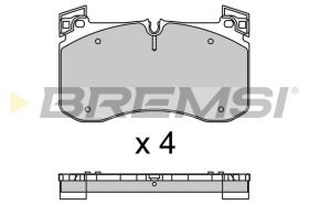 BREMSI BP3932 - JGO.PASTILLAS FRENO MERCEDES-BENZ