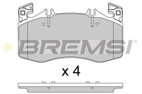 BREMSI BP3938 - JGO.PASTILLAS FRENO MERCEDES-BENZ