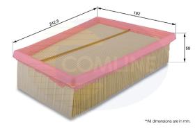 COMLINE EAF599 - FILTRO DE AIRE COMLINE - S/S TO EAF506