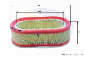 COMLINE EAF411 - FILTRO DE AIRE COMLINE - SUST.  EAF679