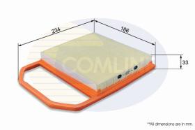 COMLINE EAF908 - FILTRO DE AIRE COMLINE