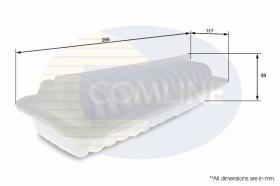 COMLINE CTY12085 - FILTRO DE AIRE COMLINE