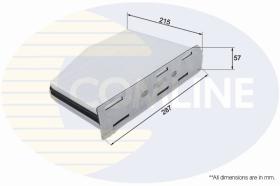 COMLINE EKF118 - FILTRO HABITACULO COMLINE - SUST.  EAF520