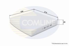 COMLINE EKF185 - FILTRO HABITACULO COMLINE - SUST.  CTY12910