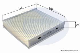 COMLINE EKF380 - FILTRO HABITACULO COMLINE