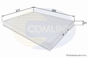 COMLINE EKF137 - FILTRO HABITACULO COMLINE - SUST.  EAF603