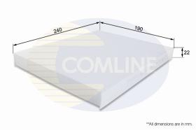 COMLINE EKF151 - FILTRO HABITACULO COMLINE