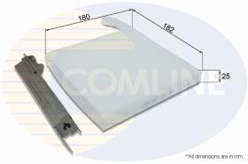 COMLINE EKF183 - FILTRO HABITACULO COMLINE - SUST.  EAF608