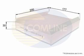 COMLINE EKF198 - FILTRO HABITACULO COMLINE - SUST.  EAF655