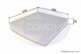 COMLINE EKF264 - FILTRO HABITACULO COMLINE - SUST.  CMB12402