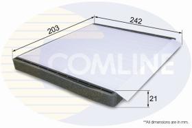 COMLINE EKF203 - FILTRO HABITACULO COMLINE - SUST.  CHY12904