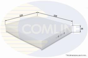 COMLINE EKF193 - FILTRO HABITACULO COMLINE - SUST.  EAF526