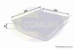 COMLINE EKF229 - FILTRO HABITACULO COMLINE - SUST.  EAF466