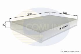 COMLINE EKF237 - FILTRO HABITACULO COMLINE - SUST.  EAF519