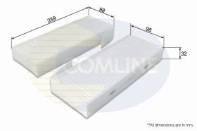 COMLINE EKF370-2 - FILTRO HABITACULO COMLINE