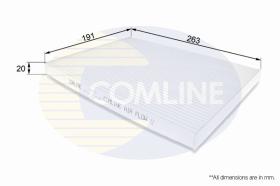 COMLINE EKF191 - FILTRO HABITACULO COMLINE - SUST.  CNS12307