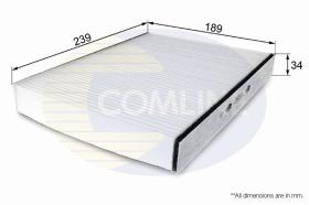 COMLINE EKF121 - FILTRO HABITACULO COMLINE - SUST.  EAF469