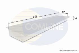 COMLINE EKF155 - FILTRO HABITACULO COMLINE - SUST.  EAF573