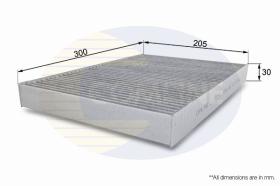 COMLINE EKF237A - FILTRO HABITACULO COMLINE - SUST.  EAF139