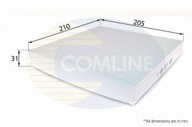 COMLINE EKF192 - FILTRO HABITACULO COMLINE - SUST.  EAF460