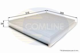 COMLINE EKF139 - FILTRO HABITACULO COMLINE - SUST.  EAF565