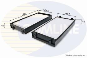 COMLINE EKF171 - FILTRO HABITACULO COMLINE - SUST.  EAF676