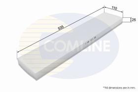 COMLINE EKF131 - FILTRO HABITACULO COMLINE - SUST.  EAF155