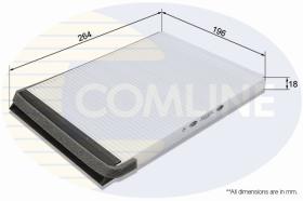 COMLINE EKF223 - FILTRO HABITACULO COMLINE - SUST.  EAF467