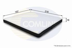 COMLINE EKF126 - FILTRO HABITACULO COMLINE - SUST.  CTY12200