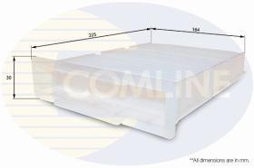 COMLINE EKF199 - FILTRO HABITACULO COMLINE - SUST.  EAF596