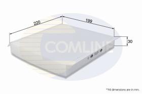 COMLINE EKF206 - FILTRO HABITACULO COMLINE - SUST.  CNS12302