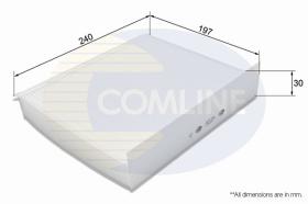 COMLINE EKF215 - FILTRO HABITACULO COMLINE - SUST.  CHN12909