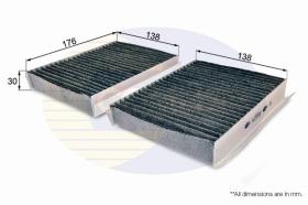 COMLINE EKF177A - FILTRO HABITACULO COMLINE - SUST.  EAF535